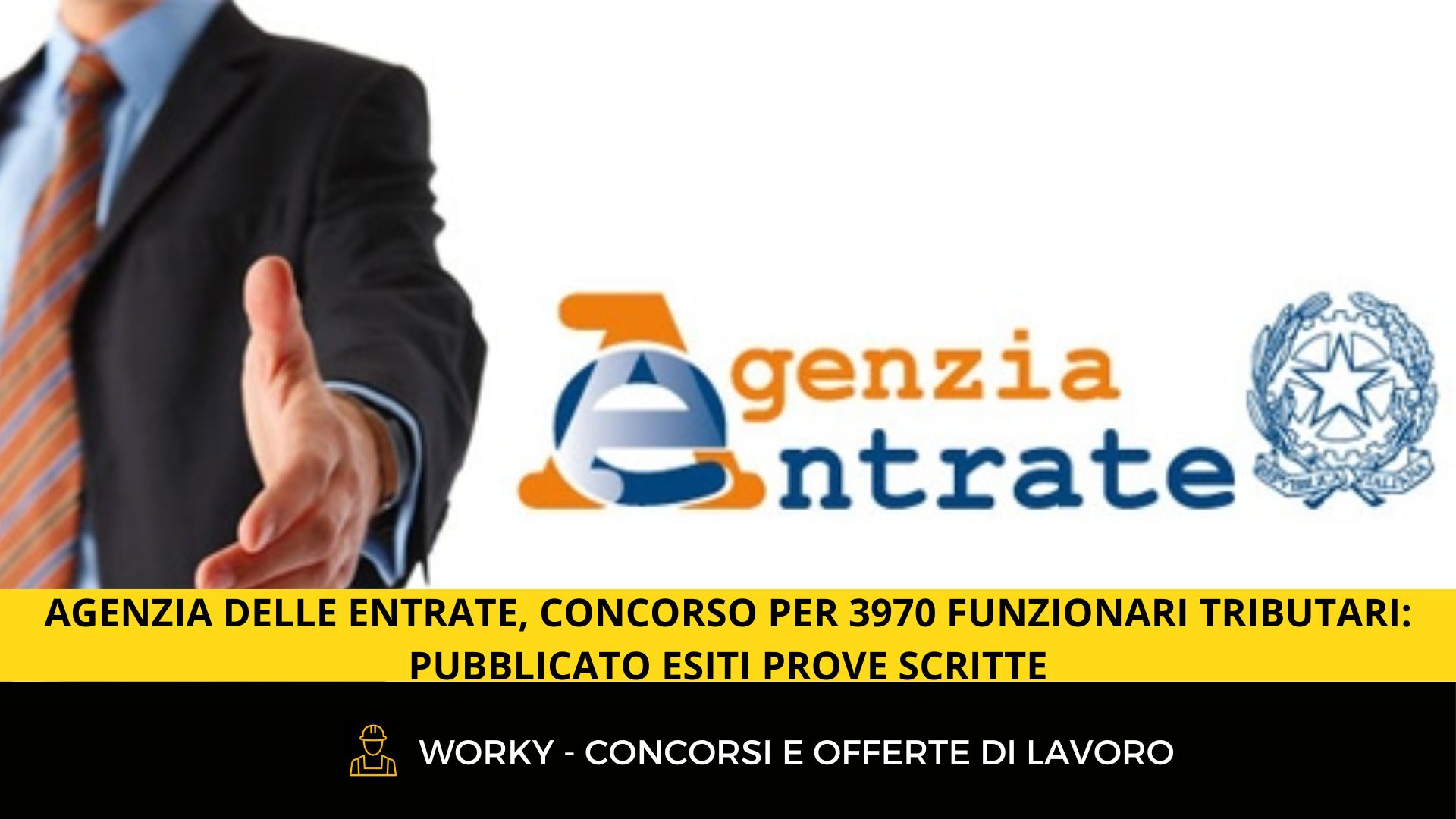 Agenzia Delle Entrate, Concorso Per 3.970 Funzionari Tributari ...